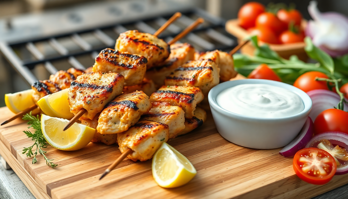 Greek Chicken Souvlaki